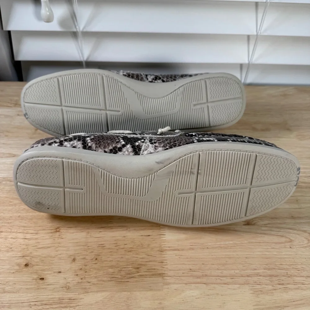 Steve Madden Gametyme Boat Shoes Men's Snake Print Round Toe Casual - 13